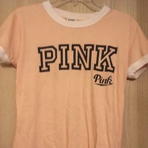 VS Pink Ringer Tee